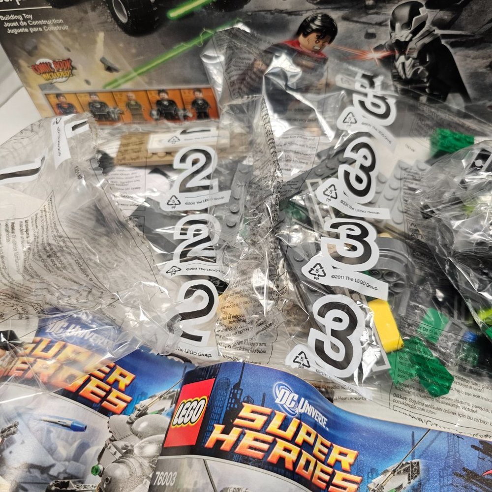 Lego Super Heroes DC Universe 76003 General ZOD Colonel Hardy FAORA TOR-AN READ - Picture 9 of 16